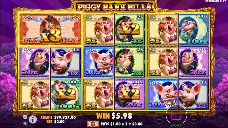 Piggy Bank Bills Free Games Bonus