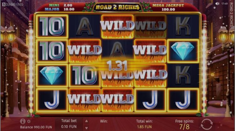 Free Spins bij Road 2 Riches