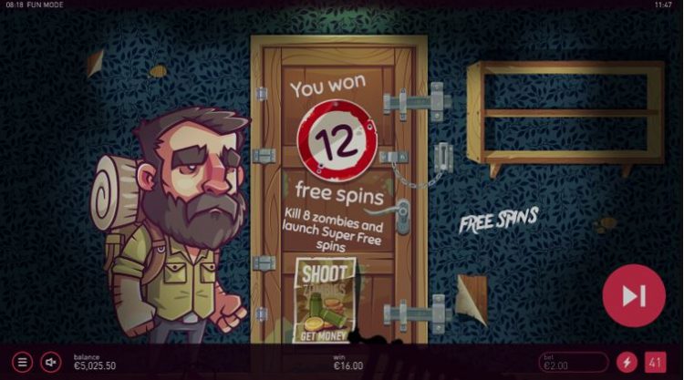 Free Spins Zombies at the Door