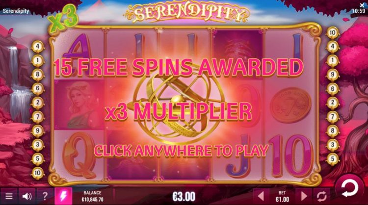 Serendipity Free Spins