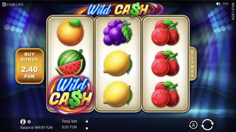 Wild Cash Gameplay