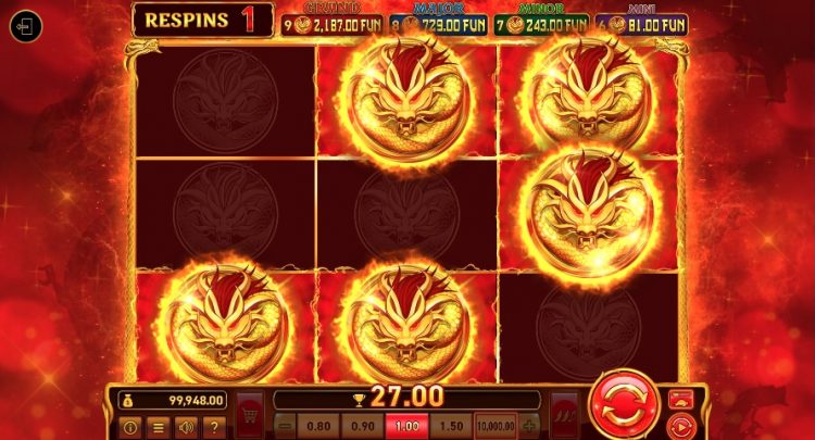 9 Burning Dragons Bonus