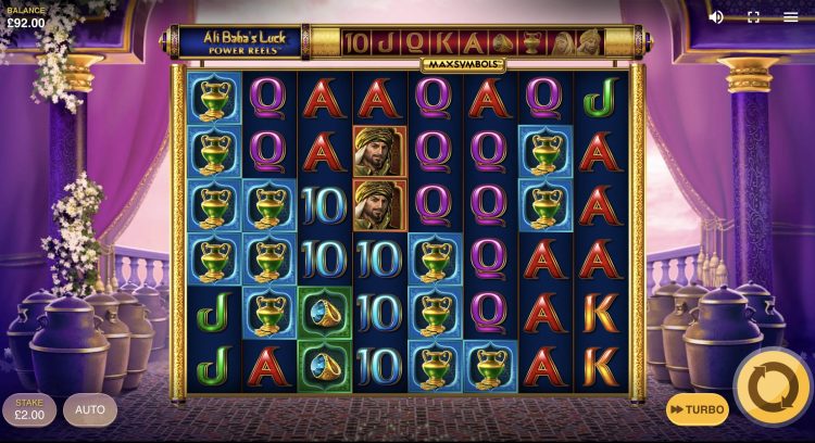 Ali Baba's Luck Power Reels Gameplay