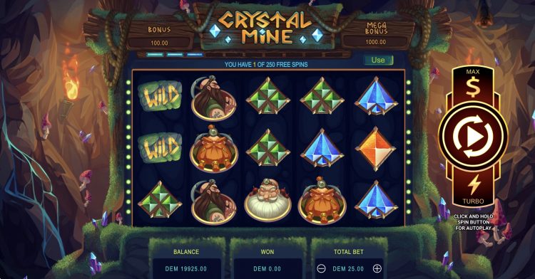 Crystal Mine - Gameplay