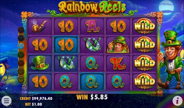 Rainbow Reels Free Spins Bonus