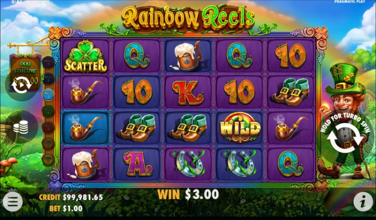 Rainbow Reels Gameplay