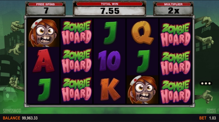 Zombie Hoard Free Spins Bonus