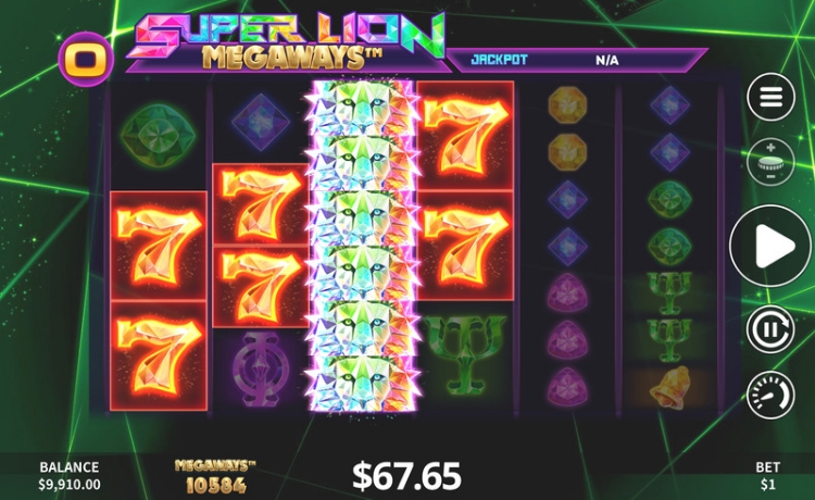 Super Lion Megaways Free Spins Bonus