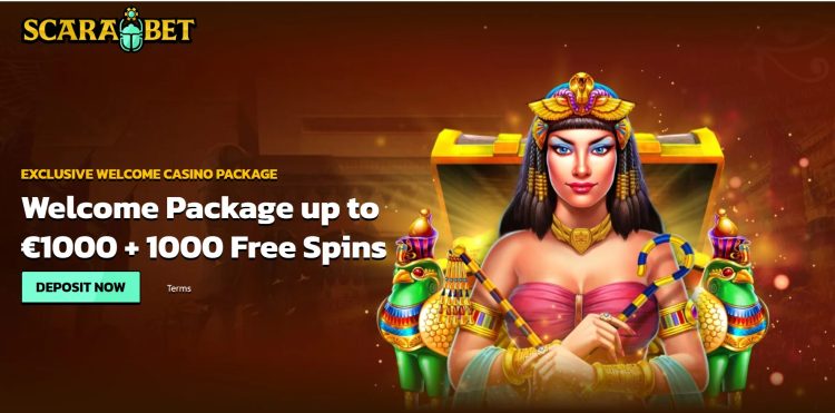 Scarabet Welkomstbonus exclusief via CasinoJager