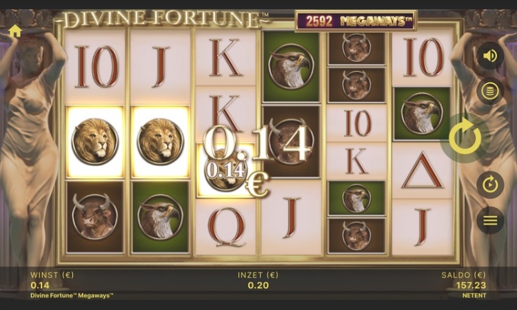 NetEnt Divine Fortune Megaways Gameplay