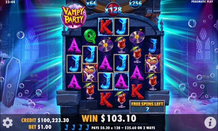 Vampy Party Free Spins Bonus