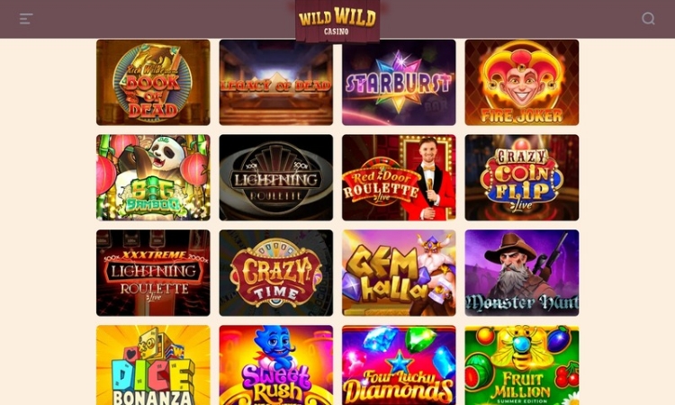 WildWild Casino Spelaanbod