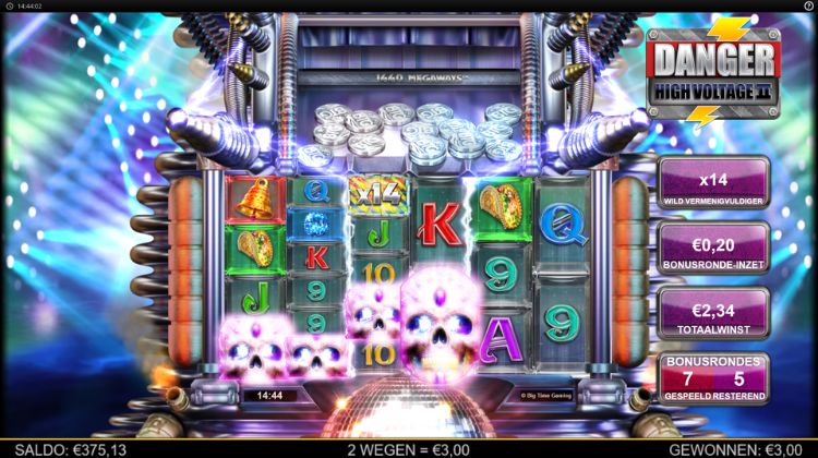 Danger High Voltage 2 Free Spins Bonus Danger Danger