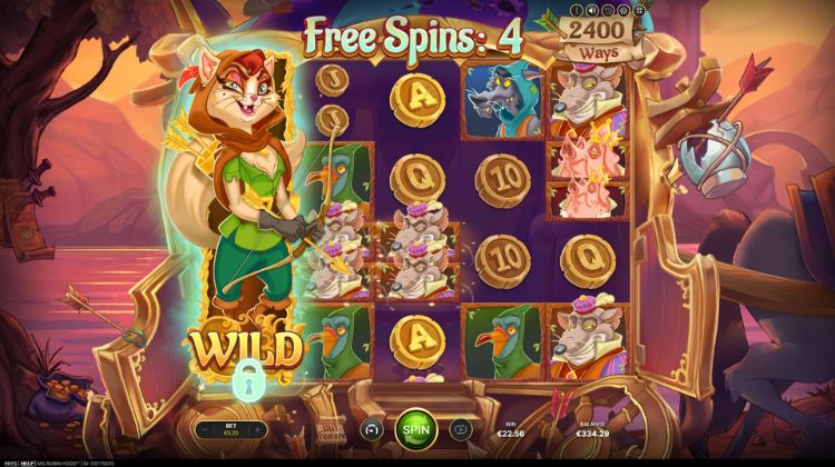 Ms Robin Hood Free Spins