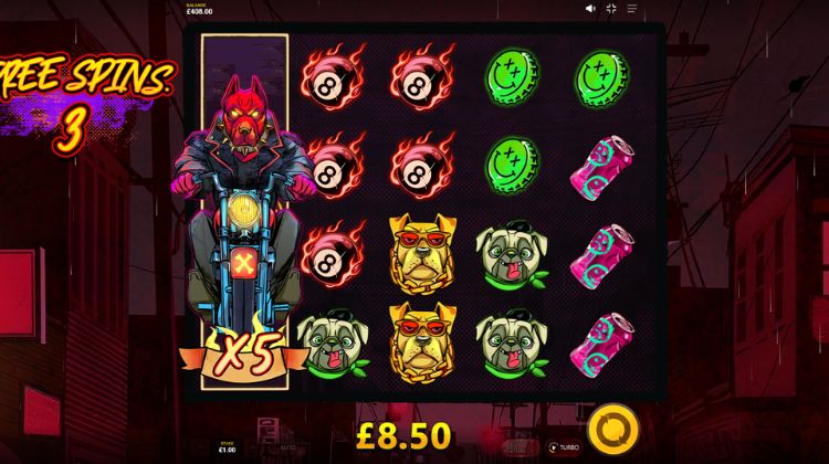 Rumble Mutts Free Spins Bonus