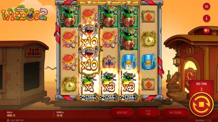 The Wildos 2 Free Spins Bonus