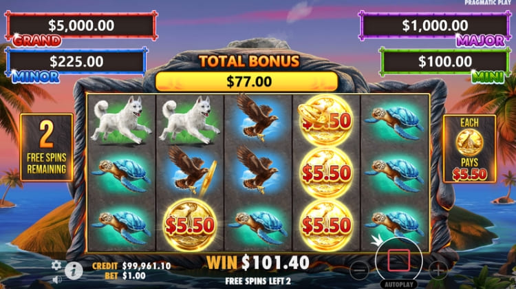 Volcano Goddess Free Spins Bonus